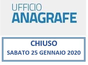 AVVISO-UFFICIO ANAGRAFE CHIUSO